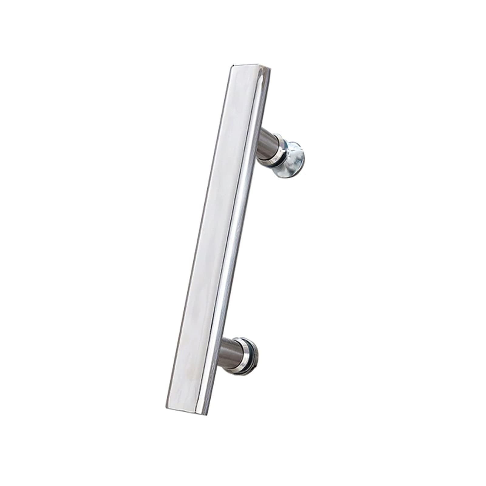 LQZAXSRDR Sliding Barn Door Handle, Stainless Steel Bathroom Glass Door Handle Push Pull Bar Polished Finish Multiple Sizes(500Mm)