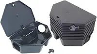 3 Porta Isca Armadilha Para Ratos Com Chave De Proteção