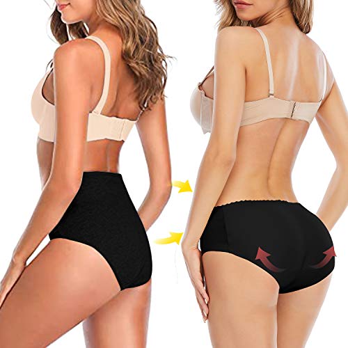 Werena Feminino Calcinha Levantadora de Bunda Para, Roupa Íntima Acolchoada, Sem Costura, Modelador