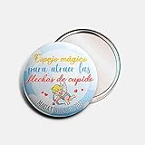 Chapas espejo personalizadas, diseñadas una a una por nuestro equipo para que el día de tu boda o tu evento sea únicos
