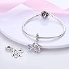 Breloque en argent sterling 925 avec coccinelle et inscription « Lucky Hamsa » compatible avec les bracelets Pandora Moments, Métal Argent sterling, Pas de gemme #2