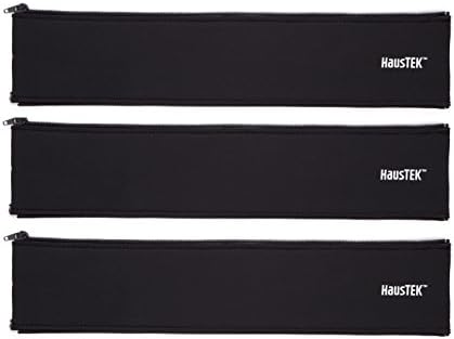 Customizable Cable Management Sleeve: Corral Your Cable Mess with This Flexible Cable Holder - Now in 3-Packs of 20", 30", 40" Or Combo - Highly Durable - Free Cable Clips (20" 3-Pack)