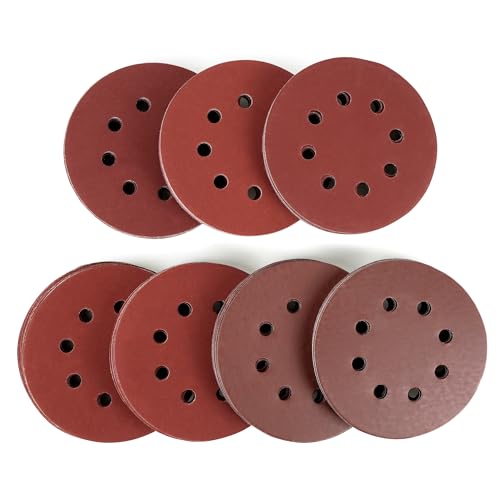 5 Inch 8 Holes Sanding Discs - 1000 to 3000 Grit Set