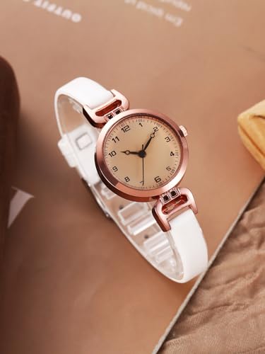 Image of Women's Small Dial Watch Simple Analog Wrist Watch for Formal and Occasion Styling