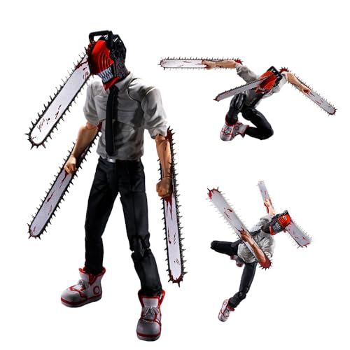 HBGIAY Makima Figure Super Action Statue Joints Movable Anime Figures 5.9