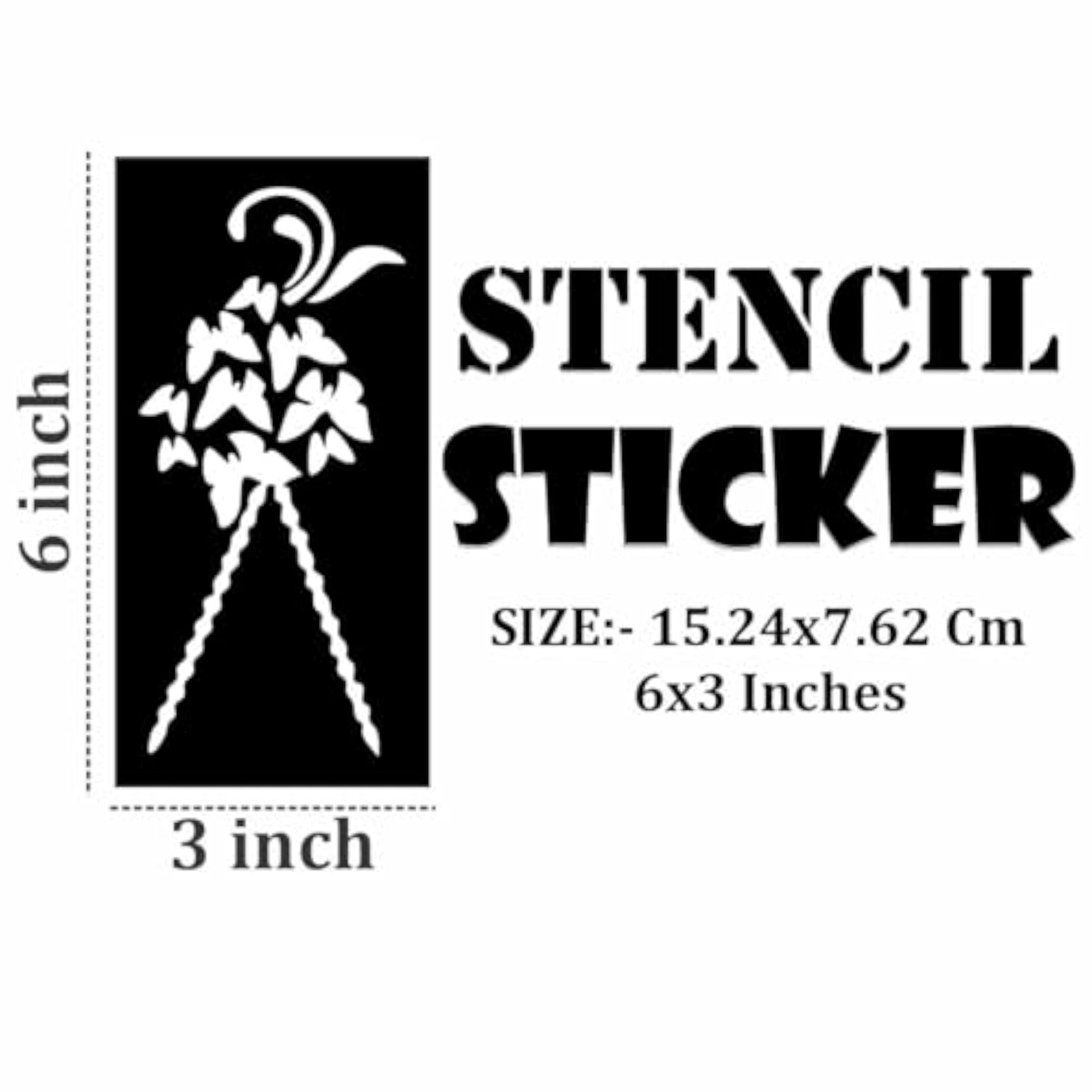 Henna Stencil Design Kit with Intricate and Simple Patterns