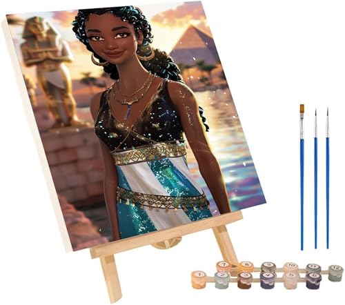 女性 数字油絵 DIY Paint by Numbers for Adults スフィンクス 数字塗り絵 キット 大人用 初心者向け、 ペイントバイナンバー 大人のクラフト Paint by Numbers ホームウォールデコレーション用 誕生日プレゼント