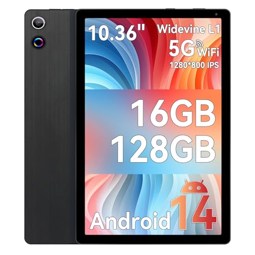 Ainmel Android Tablet, 10,36 pollici con processore Octa-core, 16 GB RAM 128 GB ROM, 1 TB TF Card...