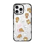CASETiFY インパクト iPhone 16 Pro Max ケース [スリム / 2.5mの落下試験をクリア (MIL規格4倍相当) / ワイヤレス充電に対応] - Bunny-Bear Mix - クリア ブラック