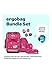 ergobag cubo Bundle Set ergonomischer Schulrucksack Klassisch 6-teilig 1. Klasse Grundschule SternzauBär - Pink