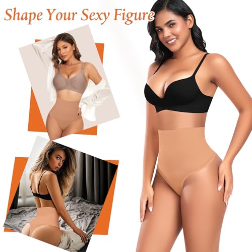 Image of Womens Thong Shapewear Mid to High Waisted Shaper Thong WN0017