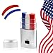 Patriotic Red White Blue Face Paint Stick Makeup for 4th of July, Sports & Events Easy Face & Body Paint for Baseball, Softball & 4th of July Accessories for Women Independence Day Stick (1 PCS)