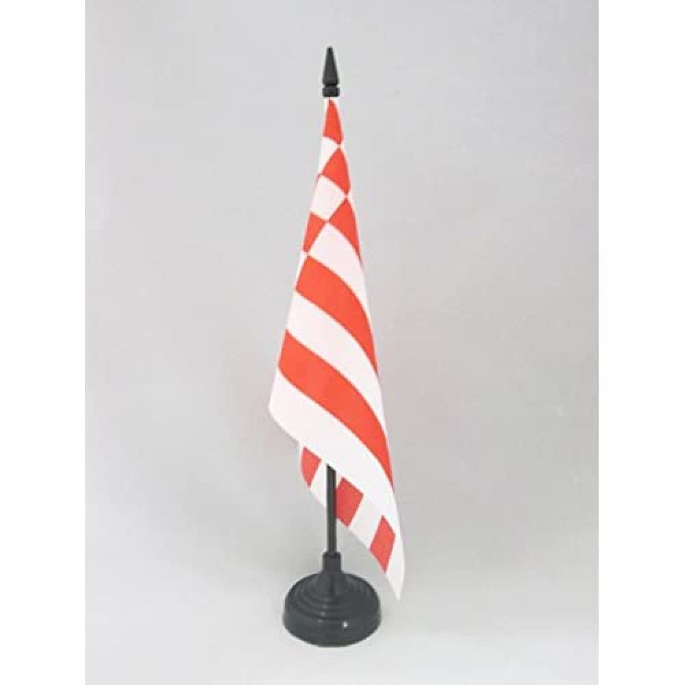 BANDERA de MESA del CIUDAD - ESTADO DE BREMEN 21x14cm - BANDERINA de DESPACHO BREMEN - ALEMANIA 14 x 21 cm - AZ FLAG