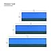 EHDIS Large Vinyl Squeegee Window Tint Tool 3PCS Big Size Felt Edge Wrap Scraper for Vinyl Graphic Decal Car Wrapping Applicator Wallpaper Smoothing (Blue)