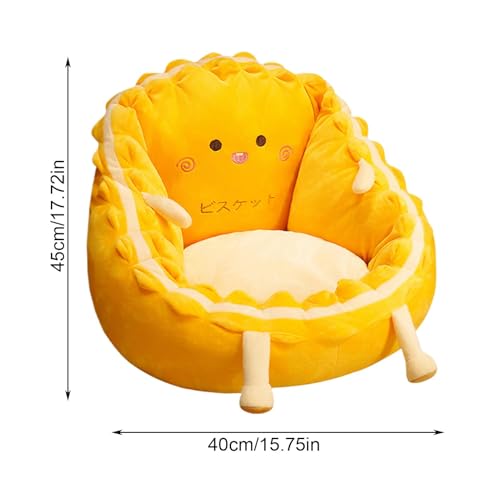 Coussin de chaise de sol mignon contre le mal de dos assis