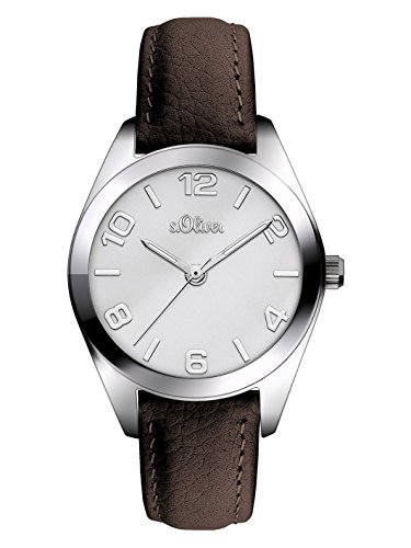 Preisvergleich Produktbild s.Oliver Time Damen-Armbanduhr SO-3371-LQ, braun