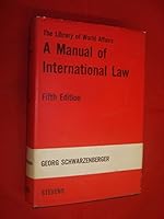 A Manual of International Law 0420399402 Book Cover