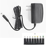 ACアダプター 5V 3A 8種変換アダプターセット 汎用スイッチング式 最大出力15W PSE取得品 出力プラグ 外径5.5mm 内径2.1mm 付 AC100V-240V 3アンペア プラグ コネクタ 電力変換器