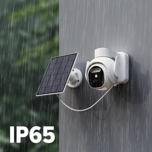LSC Smart connecte Camera PTZ à énergie Solaire Surveillance WiFi Exterieure Solaire: 2K Camera Exterieur sans Fil Batteries - IP Vision Nocturne – vue 2