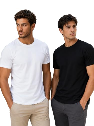 Image of London Hills T Shirt For Man | Men Round Neck Tshirts | Tshirt Shirts Men | Gym T Shirts For mens Workout | T-shirts For Man Cotton Stylish Round Neck T Shirt Half Sleeve Regular Fit Solid Multicolour