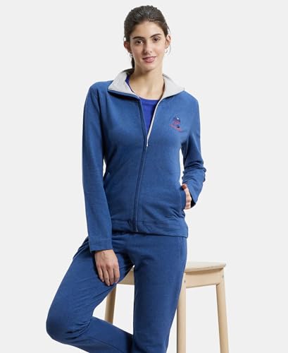 Image of Jockey Women's CottonSolid Regular Standard Length Jacket