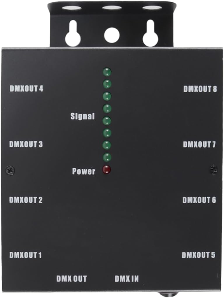 Беспроводной DMX-разветвитель 8-канальный оптический разветвитель DMX512 усилитель сигнала сценического освещения для управления освещением сценическая консоль вечеринка DJ клуб дискотека KTV