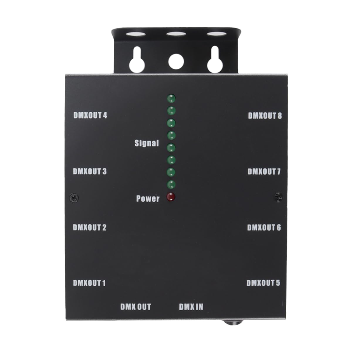 Splitter DMX wireless, splitter ottico DMX512 a 8 vie, amplificatore di segnale per illuminazione da palco per controllo luci, console da palco, feste, DJ, club, discoteca, KTV
