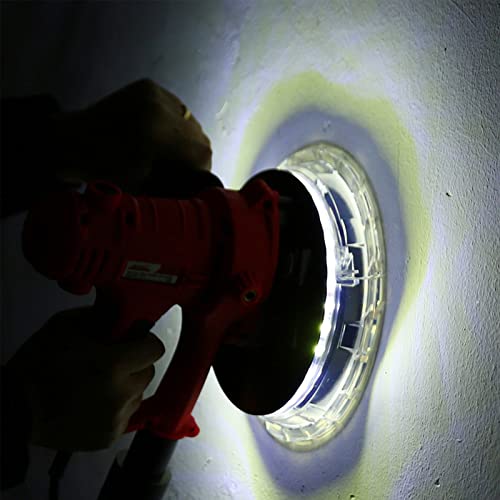 Niligan Handheld Gipsplaatschuurmachine, Gipsplatenschuurmachine Instelbare snelheid 1250w, Gipsplatenschuurmachine… - Afbeelding 3