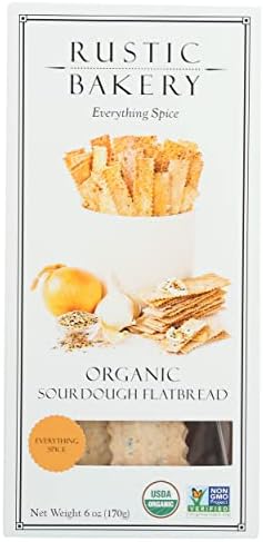 RUSTIC BAKERY Organic Everything Spice Sourdough Flatbread, 6 OZ