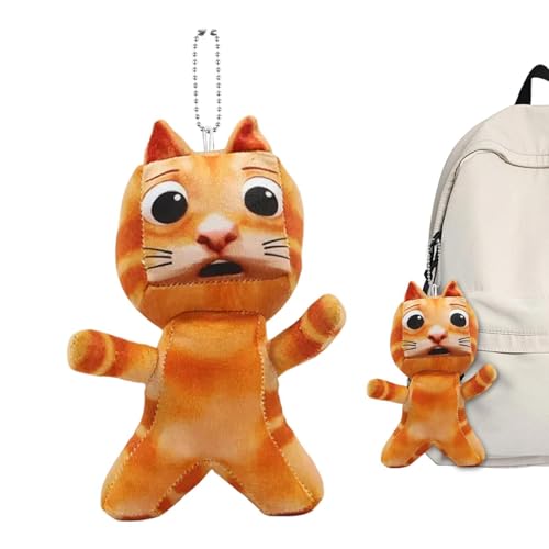 Abalorio de muñeca de gato, colgante suave, suministro de 5.12 x 6.69 pulgadas con característica coleccionable, herramienta de peluche con textura suave, accesorio de para uso de viaje, cuidado