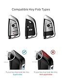 Spigen BMW Key Fob Case with TPU, Car Key Cover with [1 Pack] Carabiner & Strap, Designed for BMW Key Fobs Cover Accessories - Black - Image 7