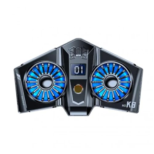 Mauedest Ventilador de refrigeración dual magnético para teléfono/tableta/radiador de juegos