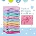 UNIMADE Baby Washcloths, 20 Pack Super Soft Microfiber Coral Fleece Wash Cloths, Extra Absorbent Baby Towels for Newborns, Infants and Toddlers, Gentle on Sensitive Skin for Face and Body - 7