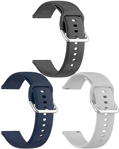 [YAJOJO] Amazfit Bip 5 �Ή� �o���h 22mm 3�F�Z�b�g �_�炩���V���R���f�� �X�|�[�c�o���h �����x���g �ւ��o���h �X�|�[�c�o���h ���������\ �y�� �_�炩�� �ʋC �h�� �^�� ������� �ϋv�� �j�����p �i�u���b�N�{�u���[�{