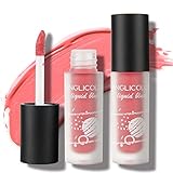 Anglicolor 2PCS Liquid Blush Matte Velvet Milk Blush for Cheeks,Natural Blush Sheer Flush Of Color C