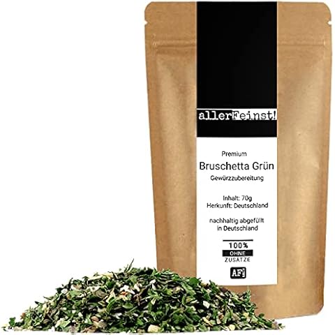 allerFeinst! - Premium Bruschetta Grün Gewürzzubereitung Cover