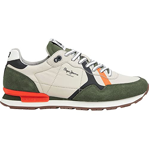 Basket Pepe Jeans Homme Brit Man Print Ss23 confortable et légère