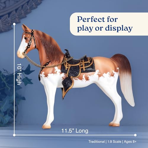 Breyer Horses Traditional Series 75th Anniversary Western Horse – Collector Edition | Original #57 Western Horse Tribute | Hand-Crafted 1:9 Scale Model (11.5”L x 8.5”H) by Breyer - Image 3