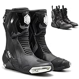 ILM Motorcycle Racing Boots Enhanced Ventilation...