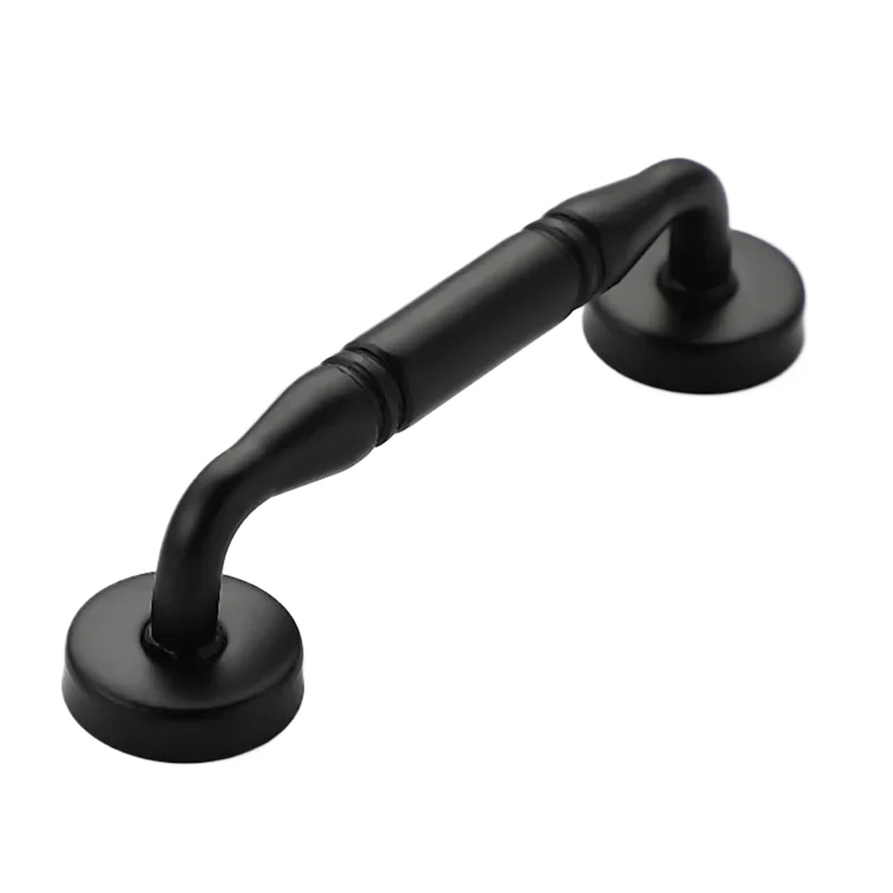 Poignée porte verre acier inoxydable tire poignées bois entrée chambre noir 007