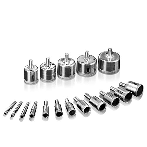 Brocas para taladro núcleo diamante 17 pzas miniatura 1