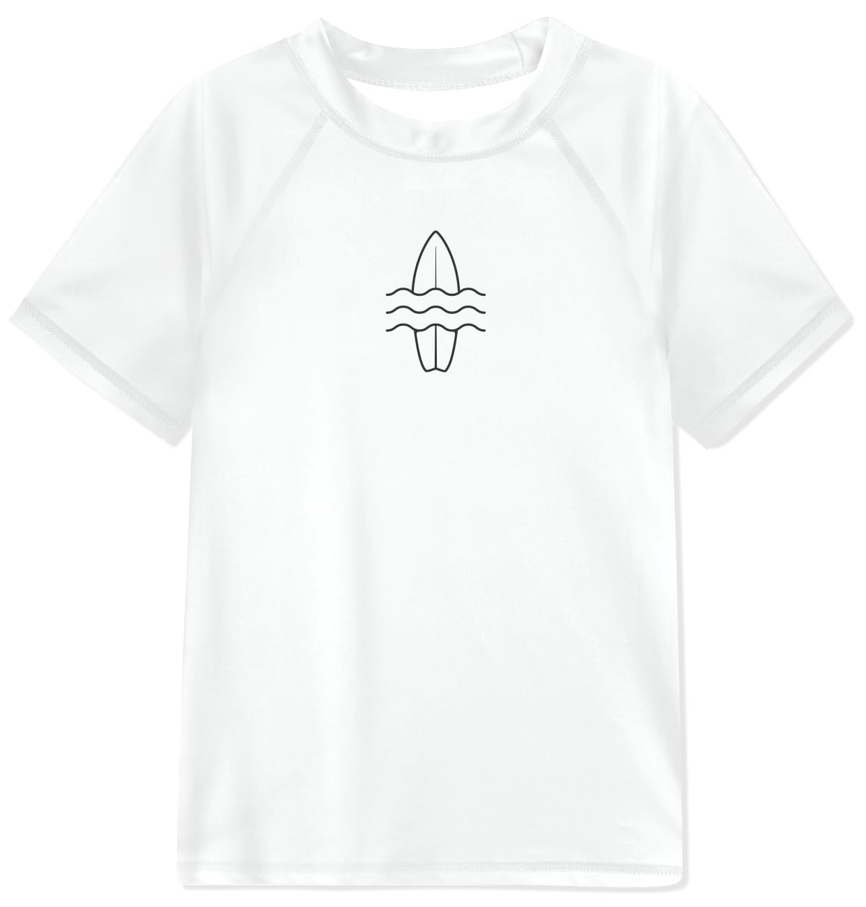 Camisas de protección para niños, camisetas de natación UPF 50+, protección solar, pesca, agua, playa, surf, trajes de baño de 3 a 14 años