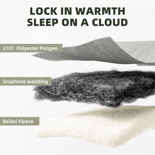 BISINNA Bolsas de Dormir para Adultos Clima Frío 0 Grados miniatura 3