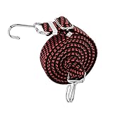 TOYANDONA Elastischer Spanngurt Rot Dehnbarer Befestigungsgurt Latexseide Starkes Gummiband für...