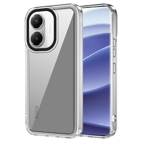 Image of Zapcase Back Case Cover for Poco X7 Pro 5G | Compatible for Poco X7 Pro 5G Back Cover | Case Cover with Camera Protection | (TPU + PC | Transparent)