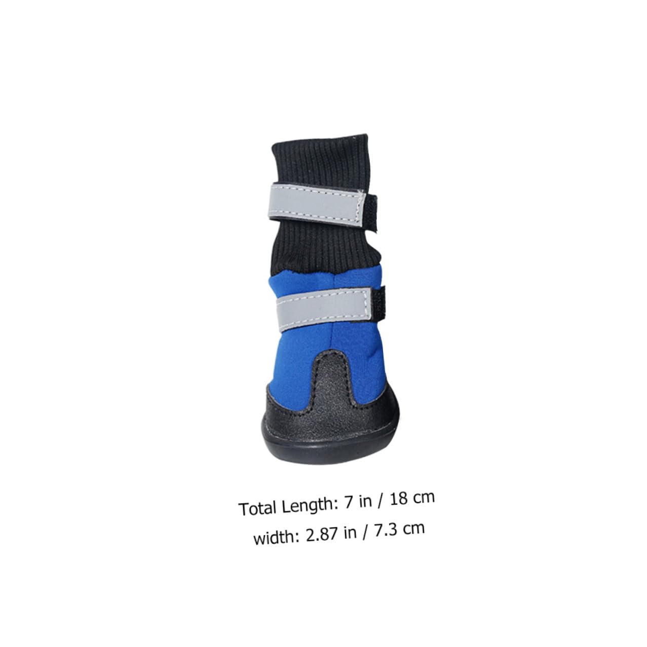 SUPVOX Lot de 4 Bottes Imperméables pour Chien Taille L, Chaussures Antidérapantes et Résistantes à L’Usure, Protège-Pattes Chaudes pour Chiens Moyens et Grands, Adaptées à L’extérieur