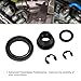 Atesilor Transmission Shift Shaft Seal Kit for Ford C4 C6, Includes Linkage & Throttle Valve Seals, Grommet, E-clip, Replaces C7AZ7B498A