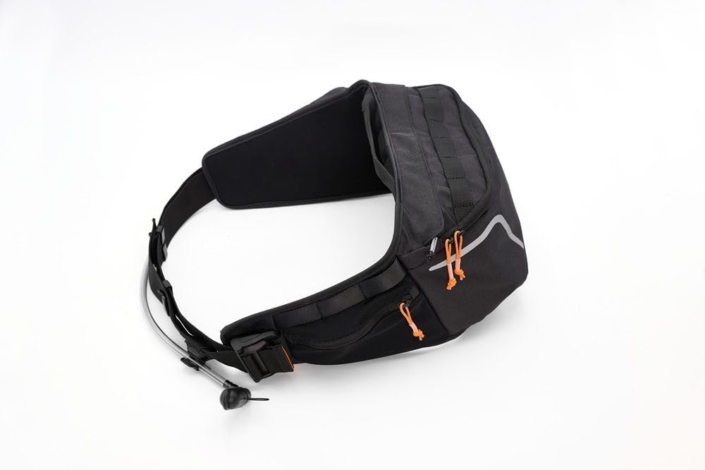 FIDLOCK Hip Belt for Hydration Bladder | Waterproof & Dustproof Compartment | Magnetic Self-Sealing Closure | Organized Storage & Ventilated Back Padding | MTB, Hiking, Trail