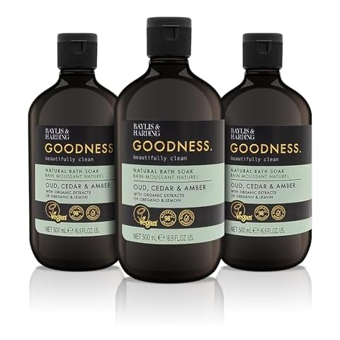 Baylis & Harding Oud, Cedar & Amber Bath Soak Cover