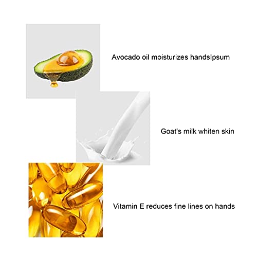 Nourishing Hand Peel Mask, 40g Hand Mask Exfoliating Moisturizing Whitening Fading Fine Lines Hand Care Mask Dry Hand Mask for Dry Hand Spa - Image 5
